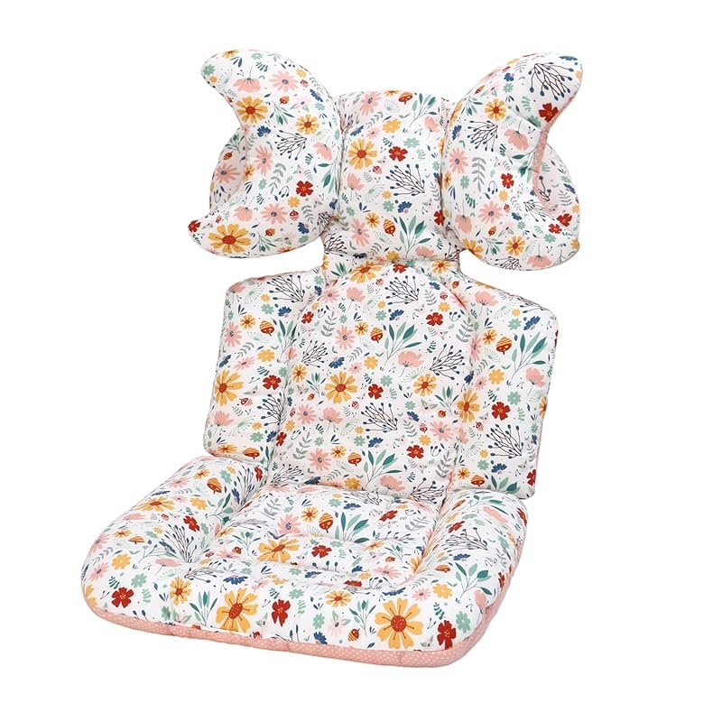Universal Baby Seat Liner for Strollers: Soft, Breathable Cotton with 