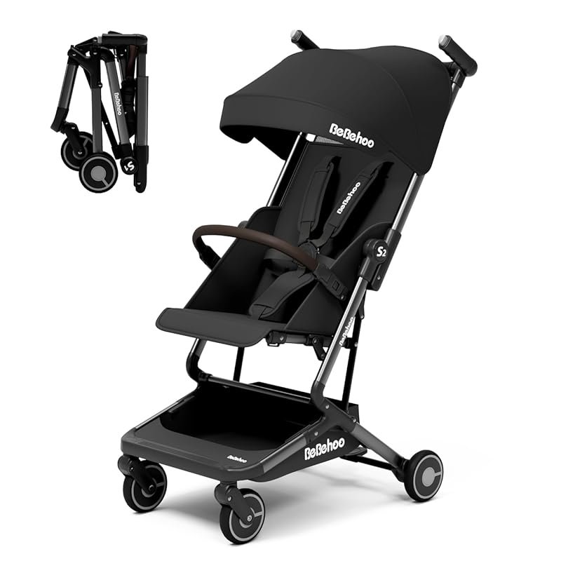 Bebehoo Lightweight Travel Baby Stroller with Full Canopy and Compact 