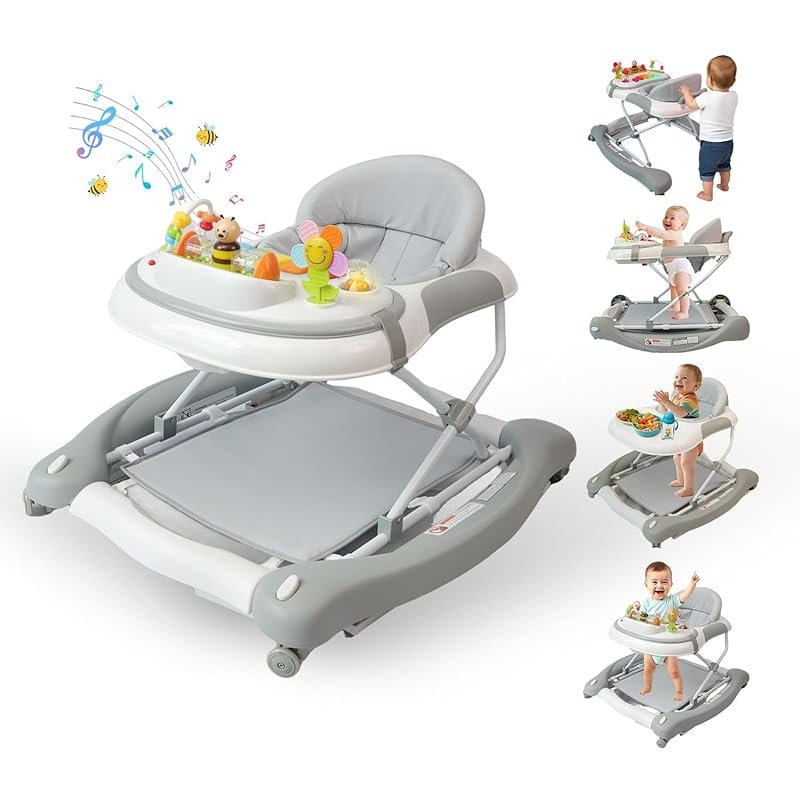 5-in-1 Foldable Baby Walker