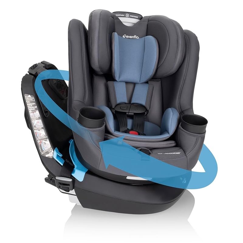 Evenflo Revolve360 REO Rotating Convertible Car Seat, Infant to Toddle