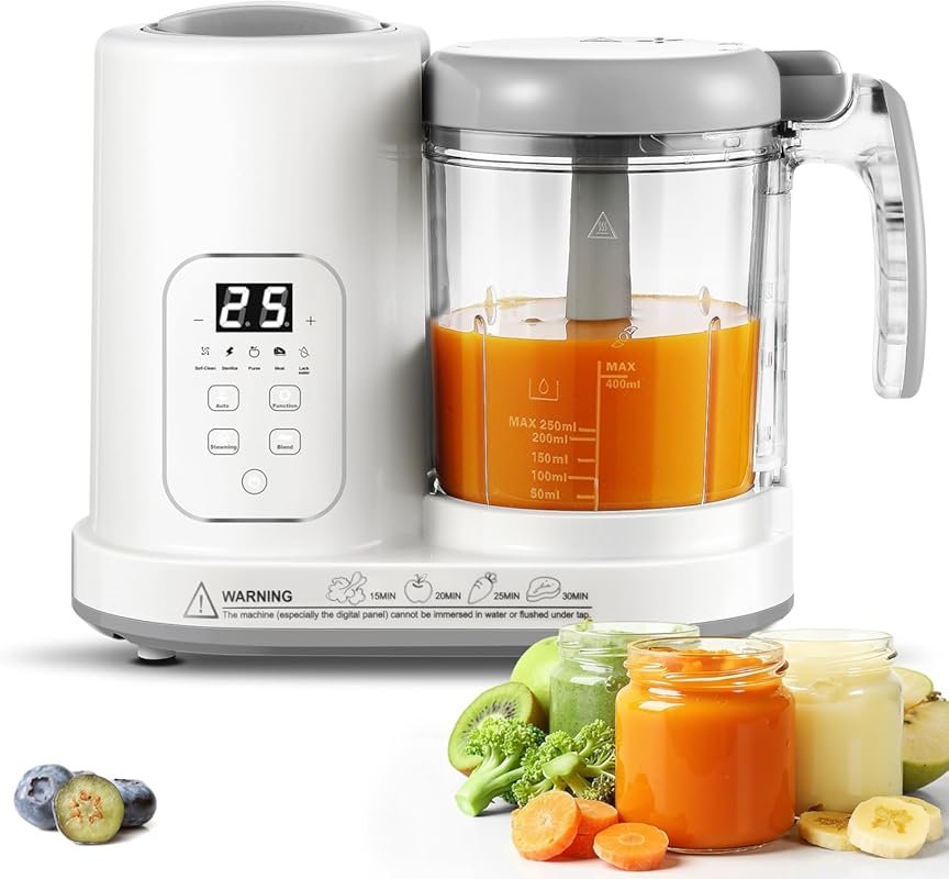 Baby Food Maker Pro Steamer Blender: 4 in 1 Auto Steam Blend and Puree