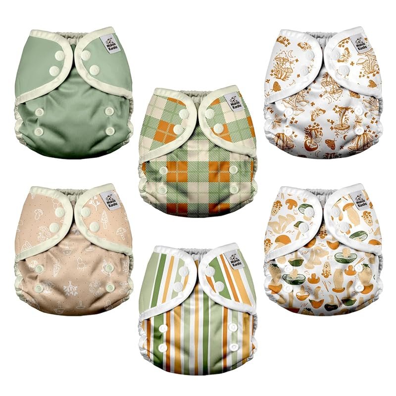 Mama Koala reusable adjustable cloth diaper cover size S with double g