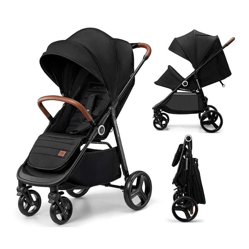 Kinderkraft Grande Plus Stroller from Birth to 22kg with One-Hand Fold