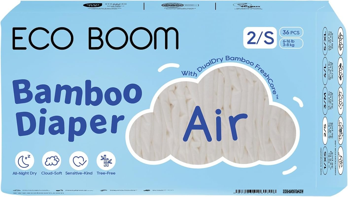 ECO BOOM Bamboo Diaper Air