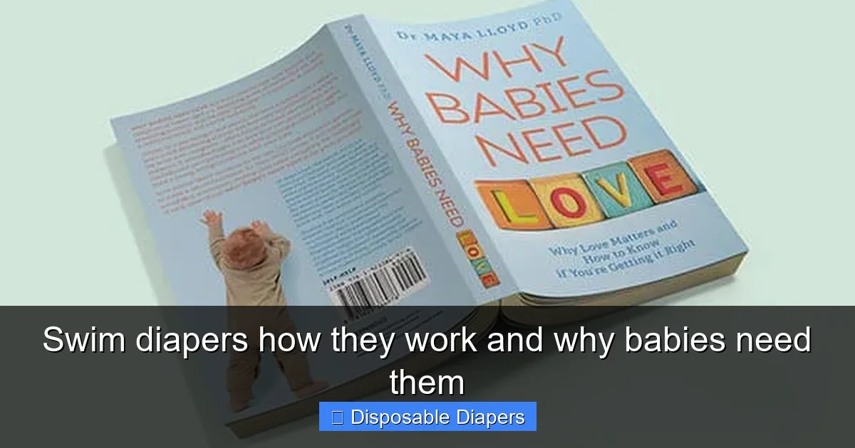 Swim diapers how they work and why babies need them