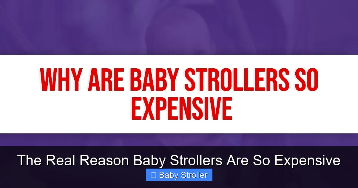 The Real Reason Baby Strollers Are So Expensive