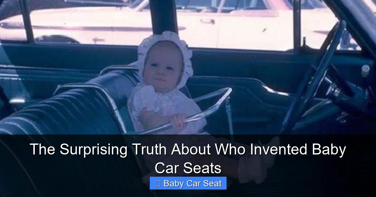 The Surprising Truth About Who Invented Baby Car Seats