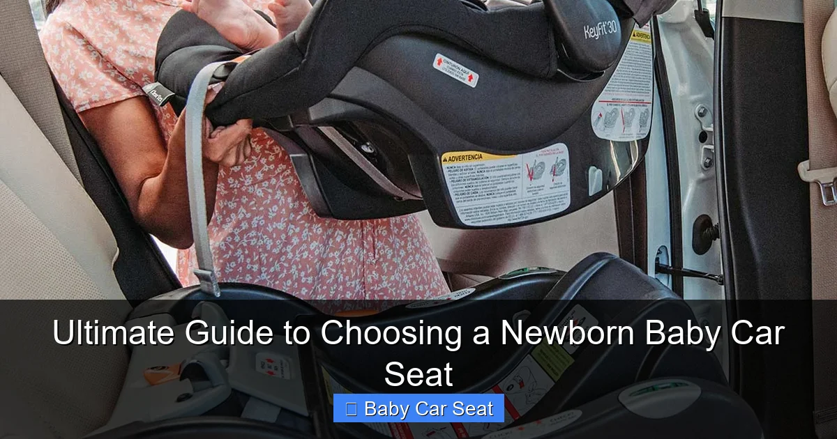 Ultimate Guide to Choosing a Newborn Baby Car Seat