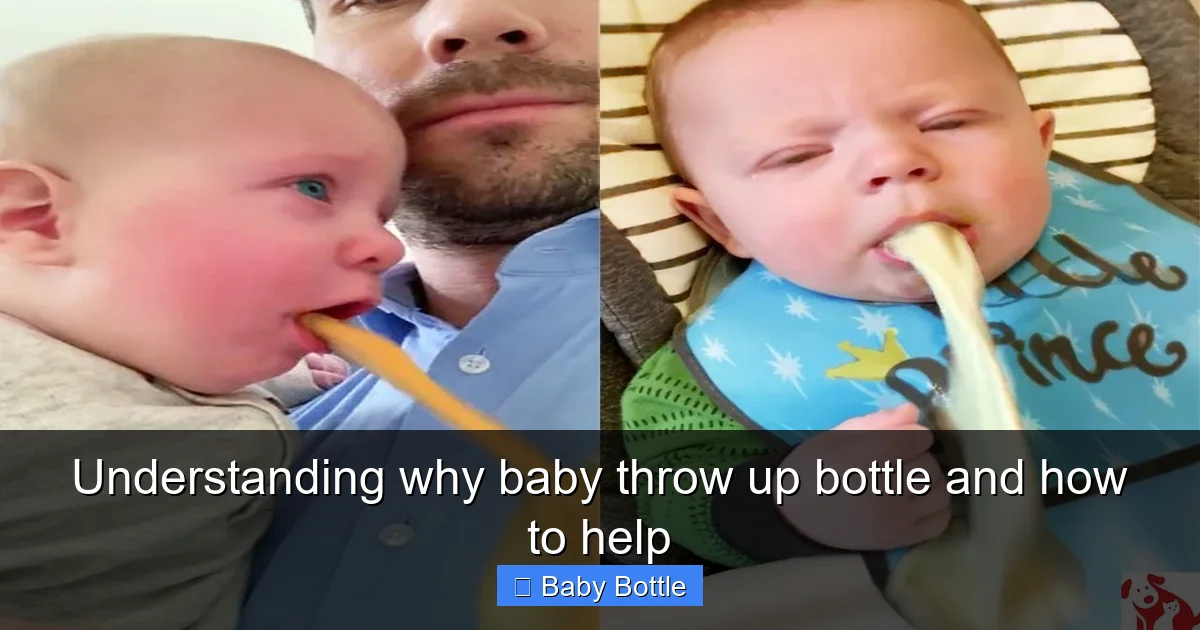 Understanding why baby throw up bottle and how to help