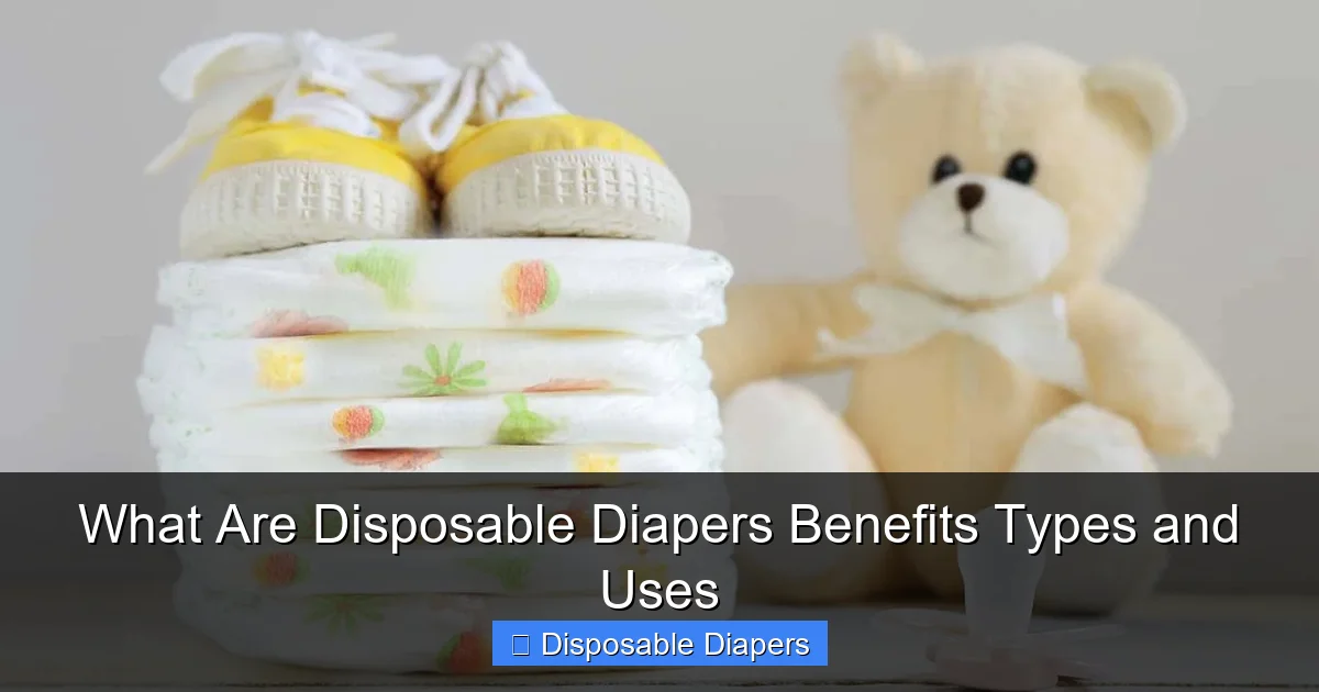 What Are Disposable Diapers Benefits Types and Uses