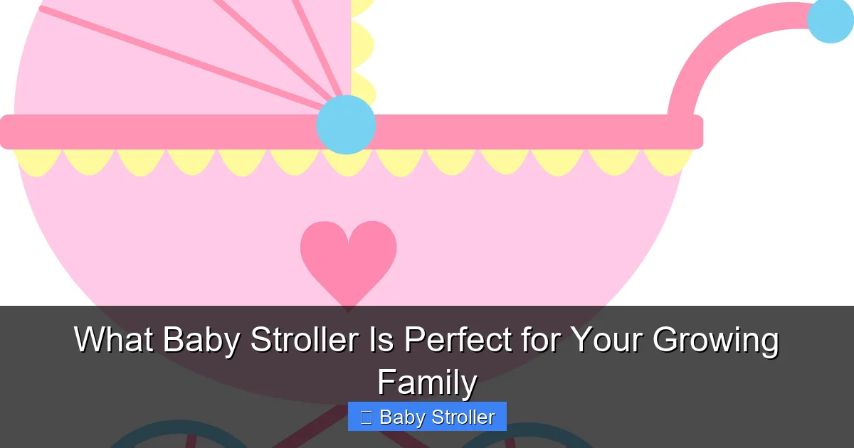 What Baby Stroller Is Perfect for Your Growing Family