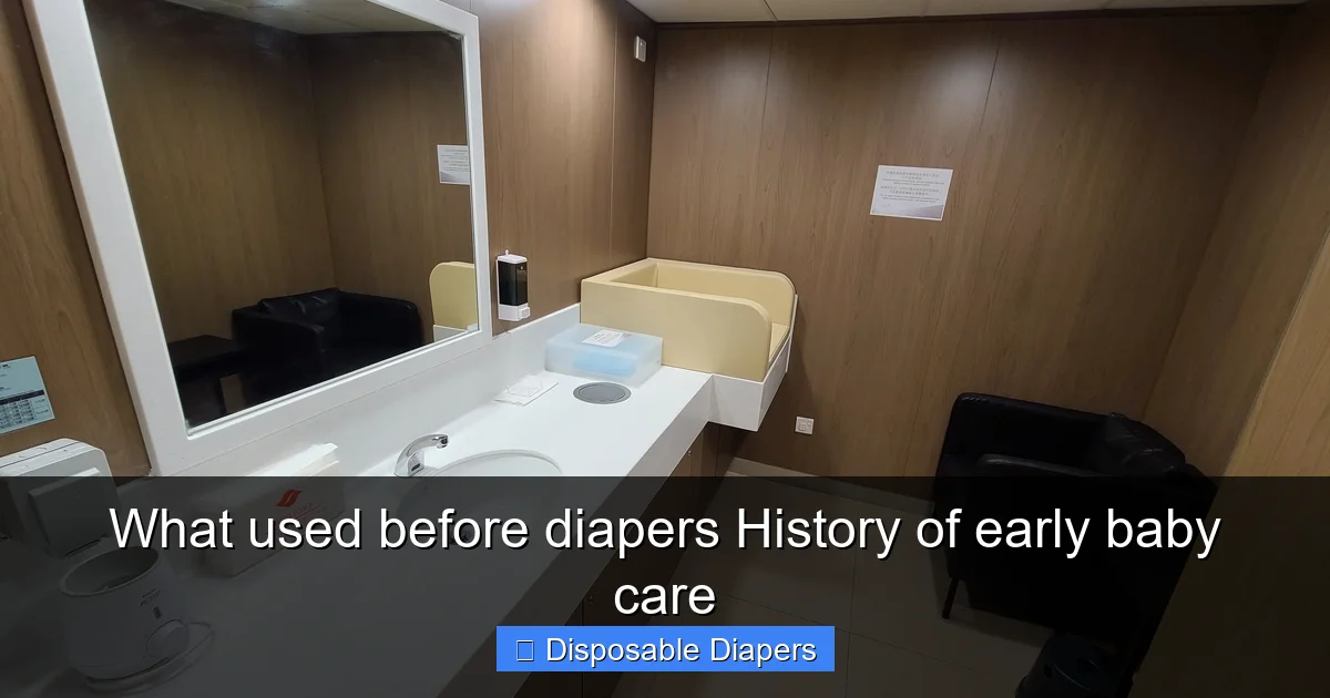 What used before diapers History of early baby care