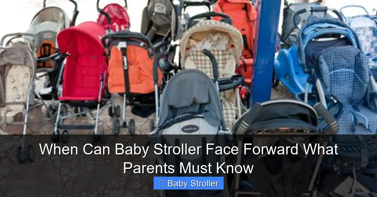 When Can Baby Stroller Face Forward What Parents Must Know