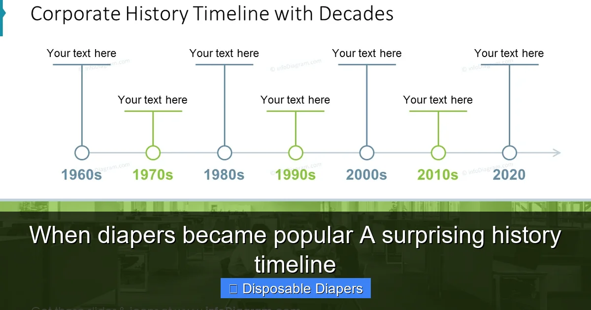 When diapers became popular A surprising history timeline