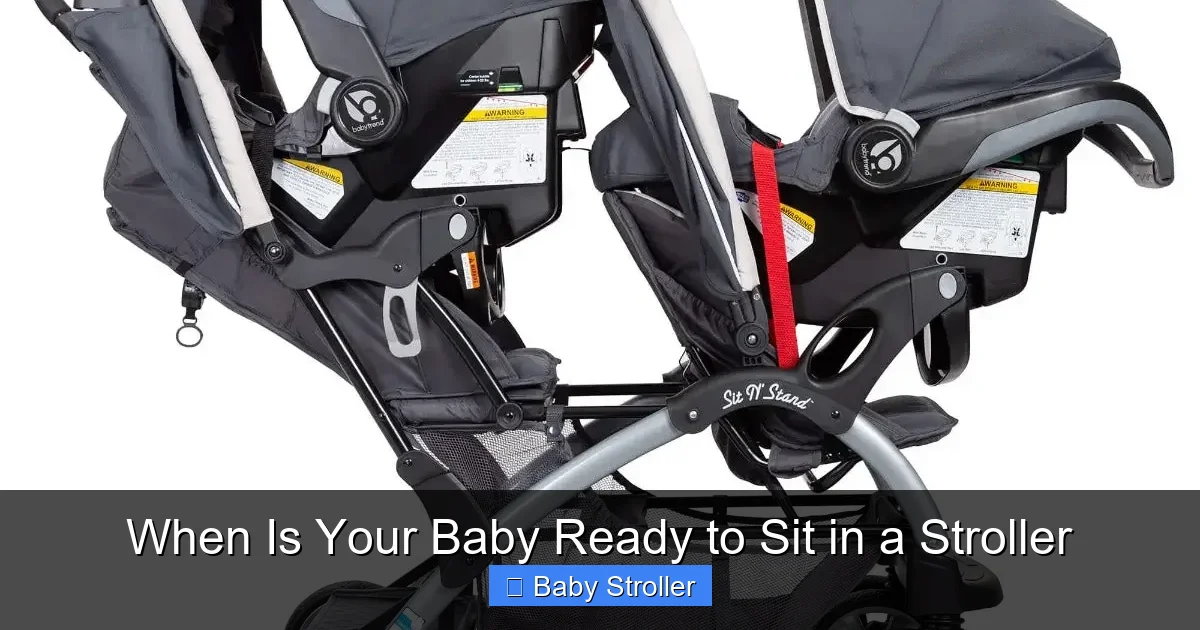 When Is Your Baby Ready to Sit in a Stroller