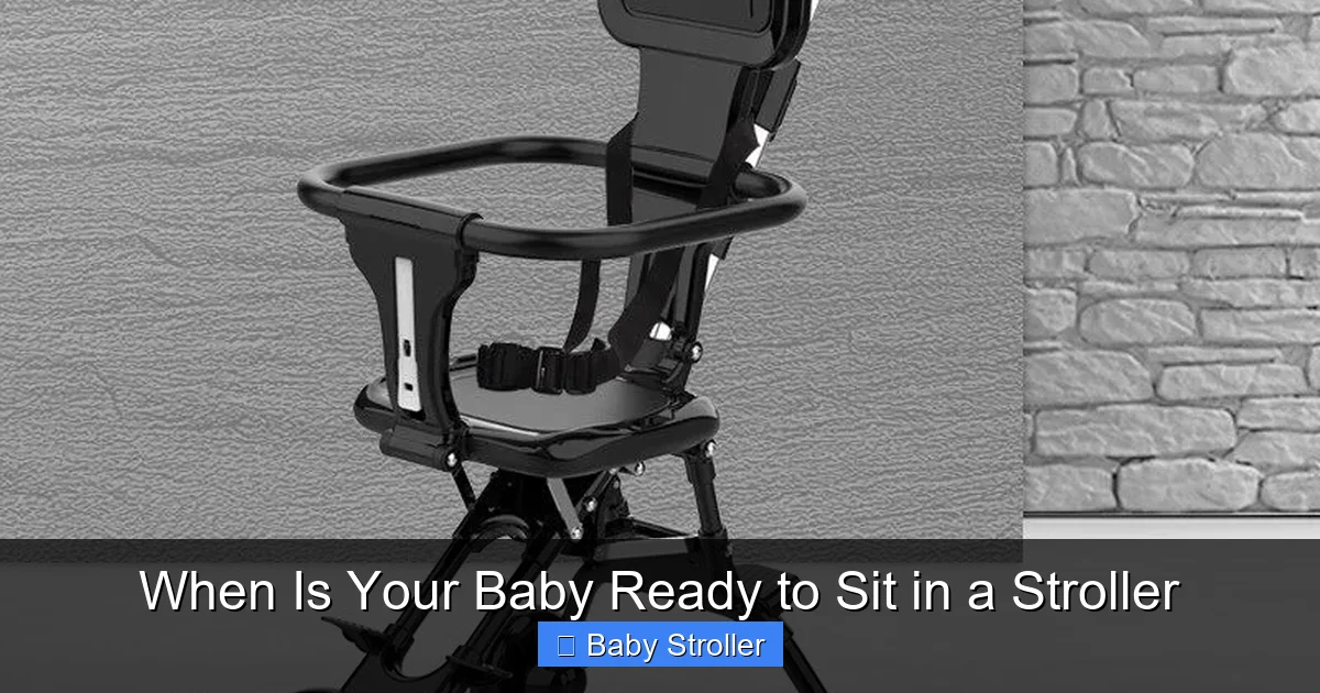 When Is Your Baby Ready to Sit in a Stroller