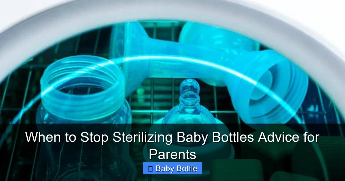 When to Stop Sterilizing Baby Bottles Advice for Parents