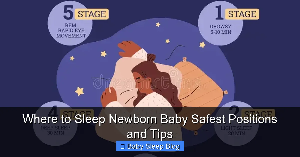 Where to Sleep Newborn Baby Safest Positions and Tips