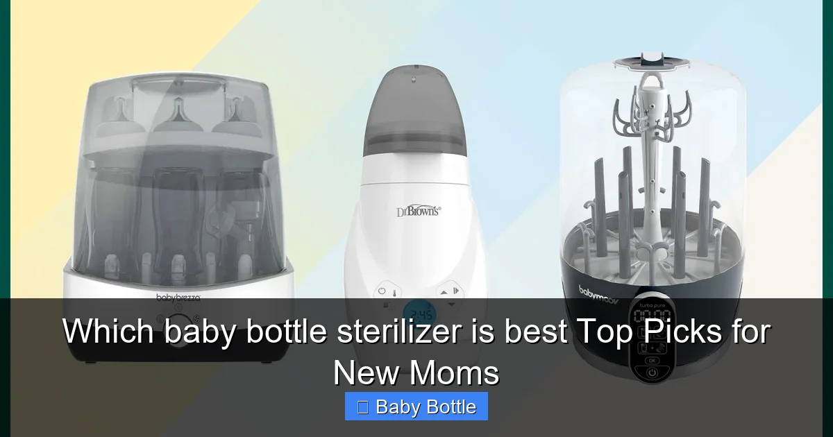 Which baby bottle sterilizer is best Top Picks for New Moms
