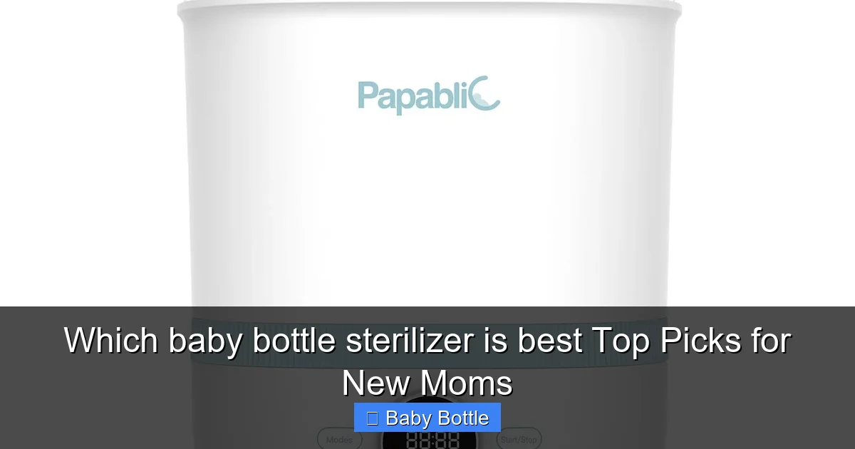 Which baby bottle sterilizer is best Top Picks for New Moms