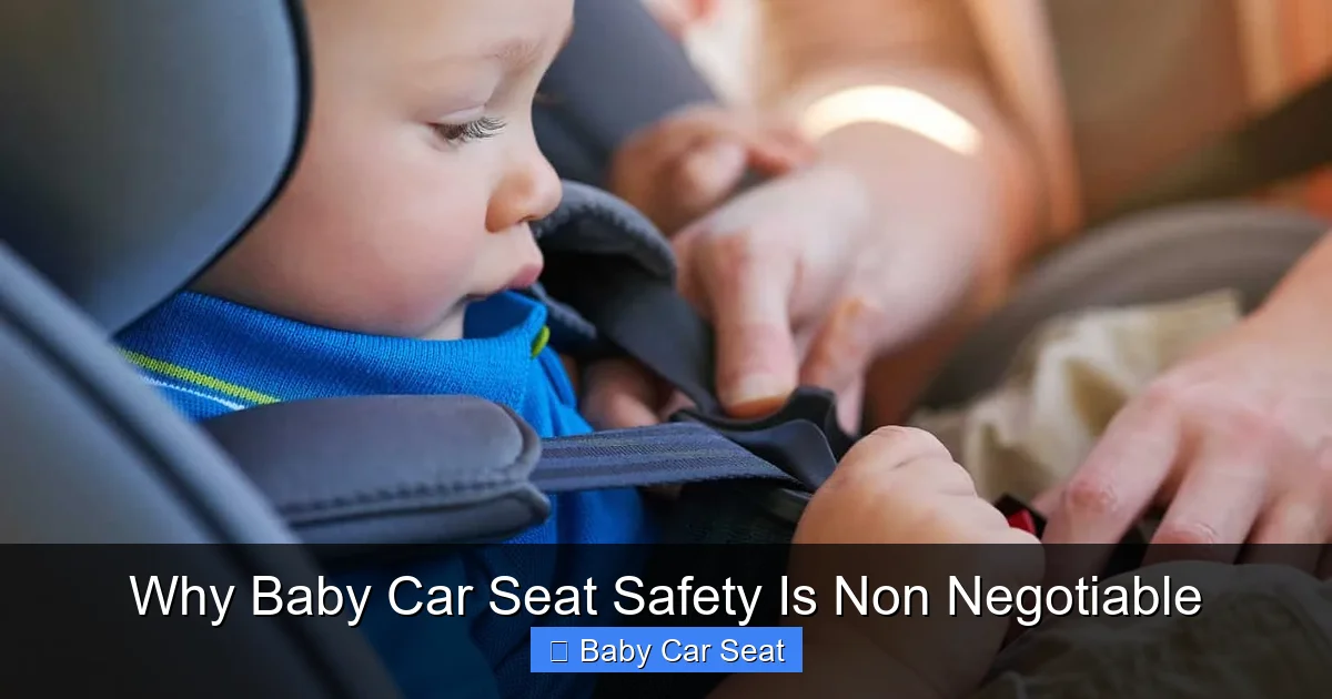 Why Baby Car Seat Safety Is Non Negotiable