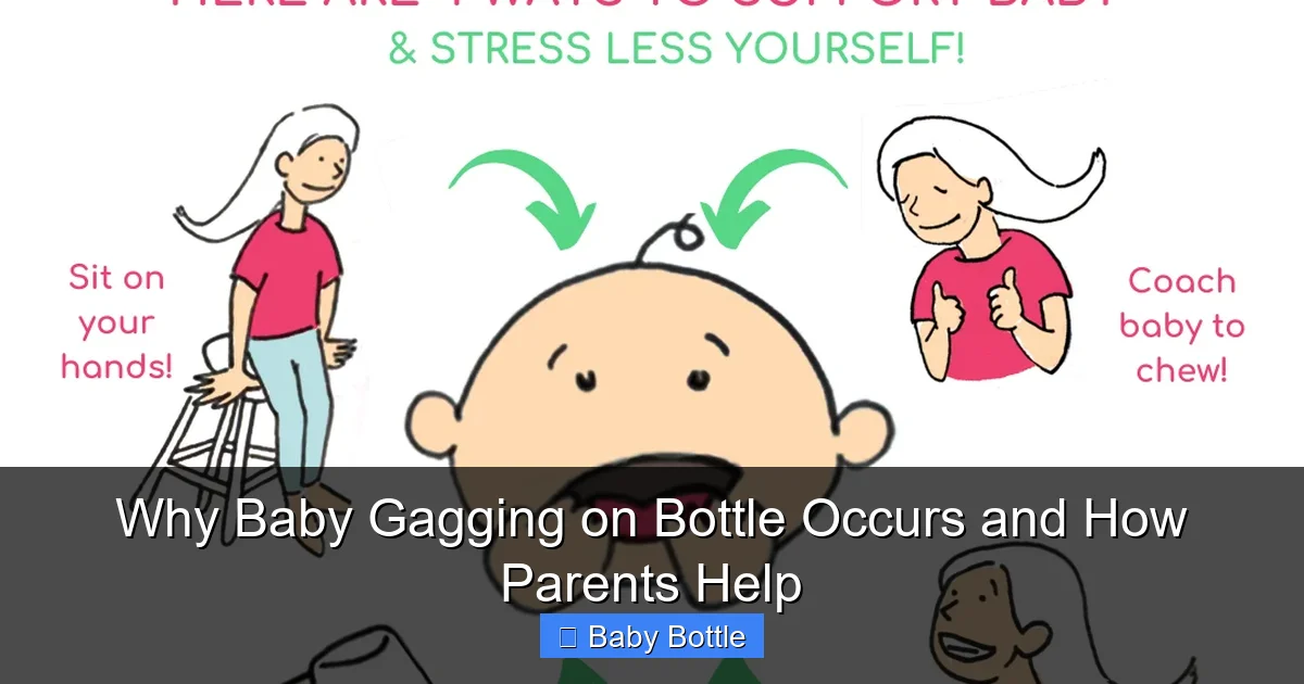 Why Baby Gagging on Bottle Occurs and How Parents Help