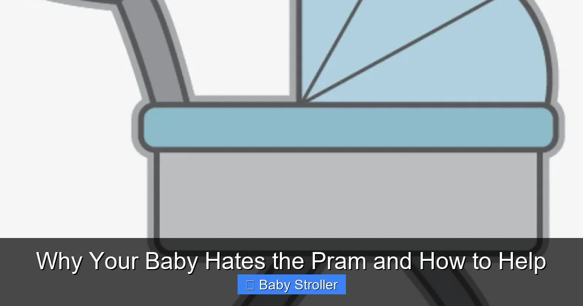 Why Your Baby Hates the Pram and How to Help
